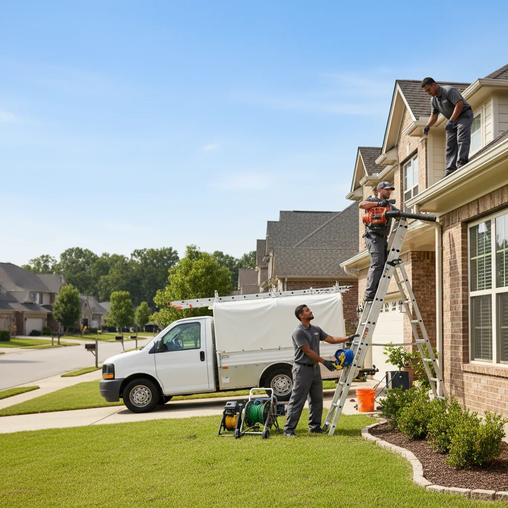 Home Gutter Service in Ganado, TX near me